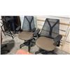 Image 2 : 4 HERMAN MILLER TASK CHAIRS WITH CONDITIONS ISSUES