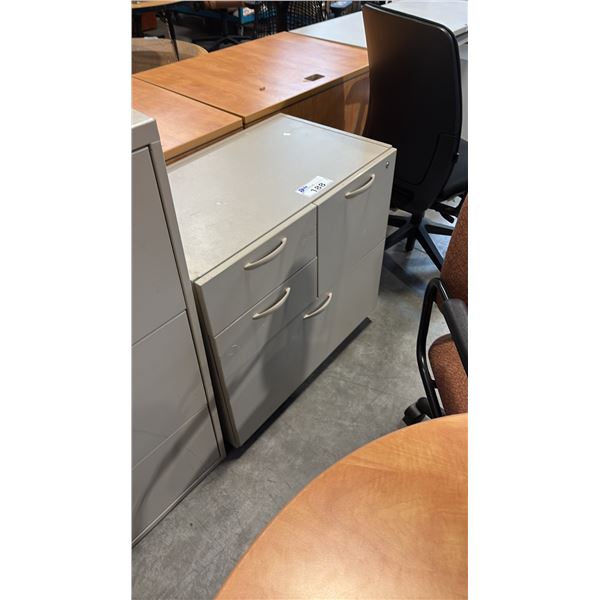 GREY 4 DRAWER MULTI-FILE CABINET