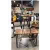 Image 1 : SMALL WOODEN TABLE AND STOOL