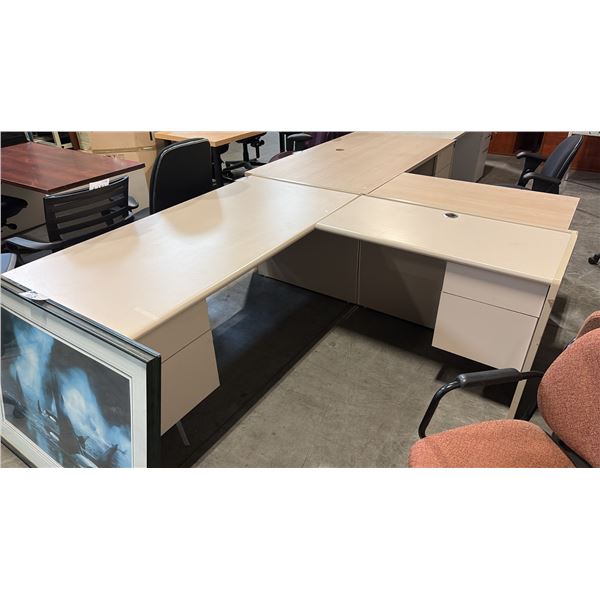GREY 6 X 6' L-SHAPE DESK-RIGHT HAND