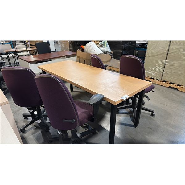 MAPLE 6.5' X 2.5' TABLE