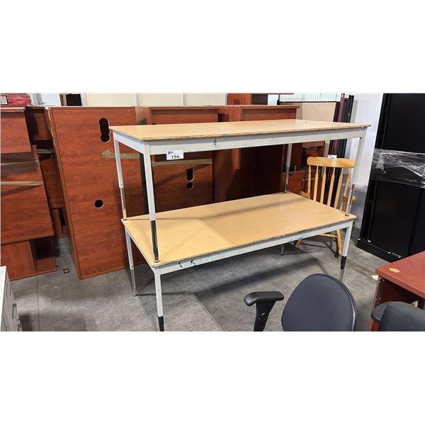 TWO 6X3 WORK TABLES