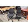 Image 4 : 7 ASSORTED BLACK TASK CHAIRS WITH CONDITION ISSUES