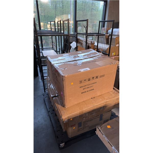 5 READY TO ASSEMBLE FURNITURE INCL SWIVEL UPHOLSTERED BAR STOOL, ACCENT CHAIRS AND MORE