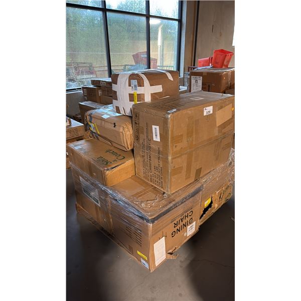 8 READY TO ASSEMBLE FURNITURE INCL DINING CHAIRS AND MORE