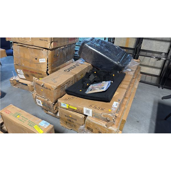 7 READY TO ASSEMBLE FURNITURE INCL BED FRAME AND MORE