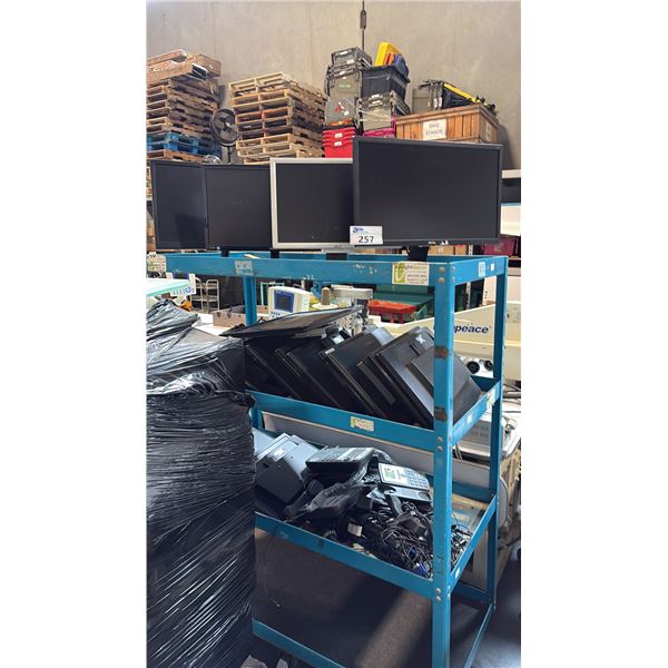 LARGE LOT OF ASSORTED SMALL MONITORS