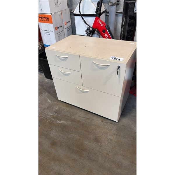 BEIGE MULTI-FILE CABINET