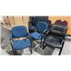 Image 1 : 8 ASSORTED CLIENT CHAIRS