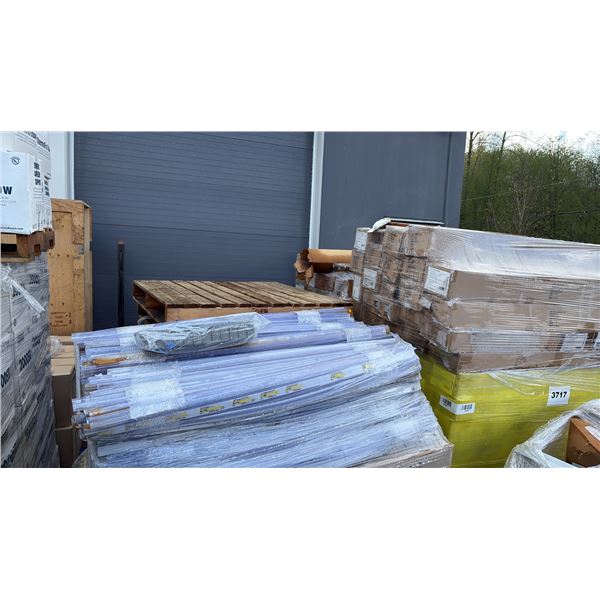 5 PALLETS OF PLASTIC RACKING LABELS