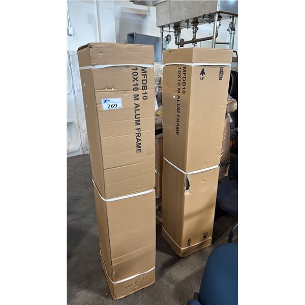 2-10X10' ALUMINUM TENT FRAMES