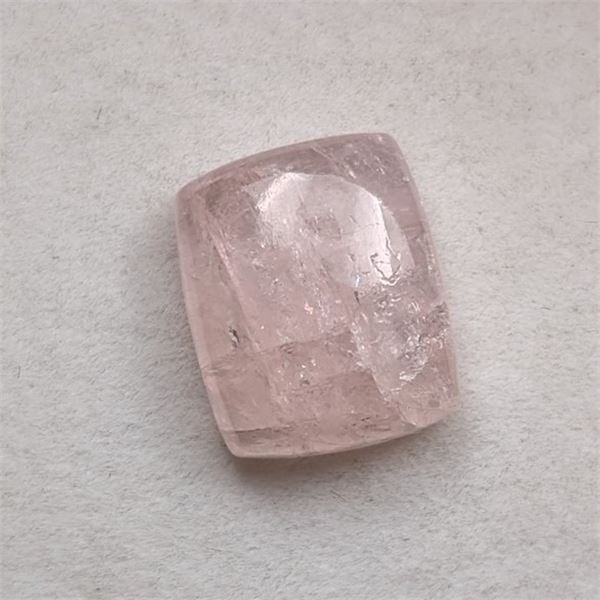 7.2 ct Certified Morganite gemstone ($4,800 Appraisal)