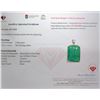 Image 3 : 3.9 ct Certified Silver Emerald gemstone Pendant ($7,435 Appraisal)
