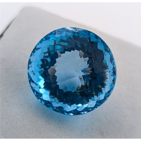 46 ct Certified Royal Blue Topaz gemstone ($11,500 Appraisal)