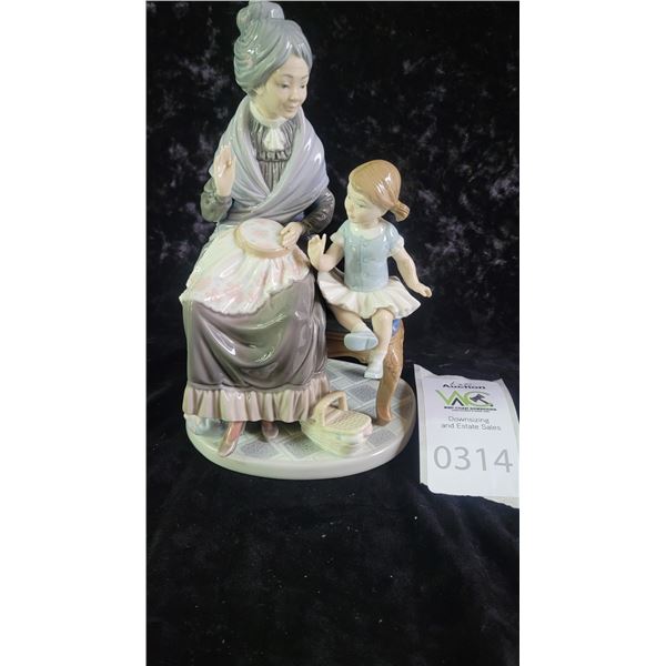 Lladro A Visit w Granny  SC 1 Cat A