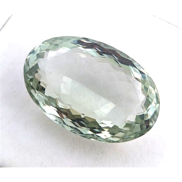 34.83 ct Certified Green Amethyst ( Prasiolite ) gemstone ($5,200 Appraisal)