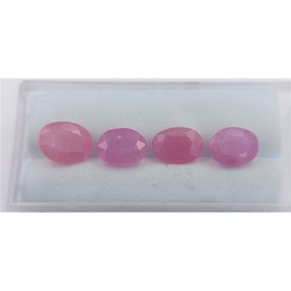 8.53 ct Certified Pink Sapphire gemstone Parcel ($10,200 Appraisal)