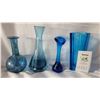 Image 1 : Blue Glass Vases SC1 Cat A