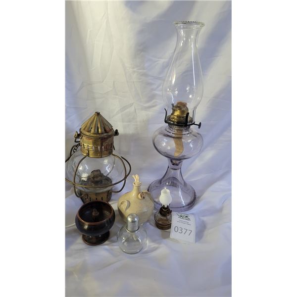 Purple Glass Kerosene Lamp & More SC1 Cat A