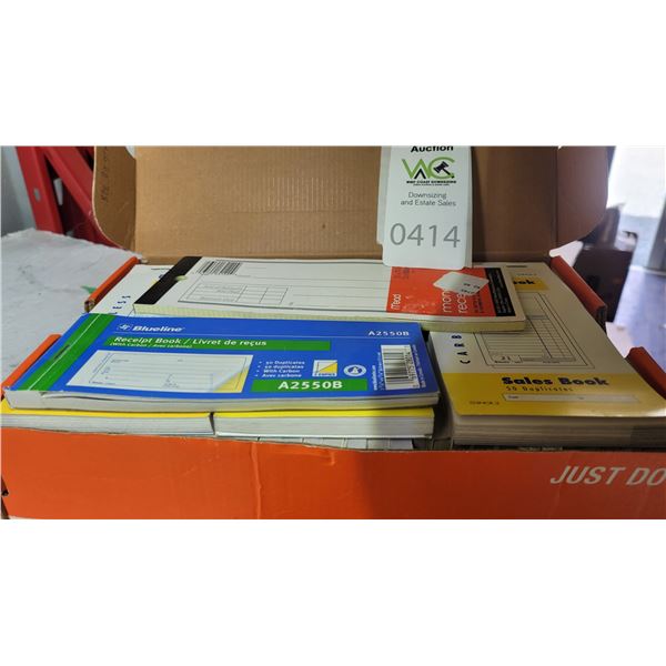 New Receipt Books SC2 Cat B