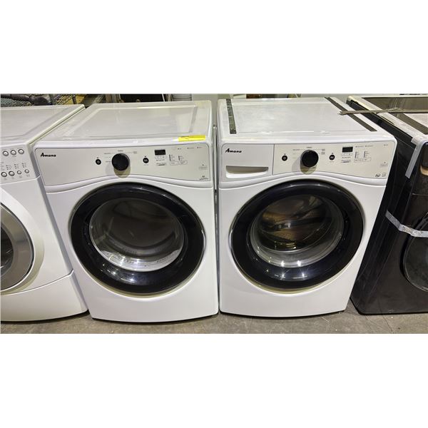 AMANA FRONT LOAD WASHER & DRYER SET