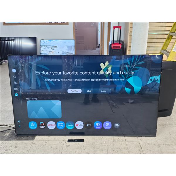 SAMSUNG 65" Q6F SERIES 4K UHD HDR QLED TIZEN SMART TV WITH REMOTE - *NO STAND/ DEAD PIXEL ARTEFACTS