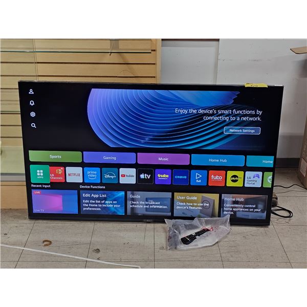 LG 55-INCH UT7000 SERIES 4K UHD HDR LED WEBOS SMART TV WITH STAND & REMOTE