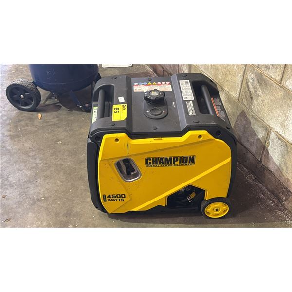 CHAMPION 450 WATT PORTABLE INVERTER GENERATOR *WORKING CONDITION UNKNOWN/MAY BE MISSING PARTS AND