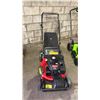 Image 1 : TROYBILT 21" FRONT WHEEL DRIVE GAS LAWNMOWER W/ GRASS CATCHER BAG *WORKING CONDITION UNKNOWN/