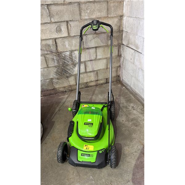 GREENWORKS PRO 80V CORDLESS GRASS TRIMMER - *NO BATTERY/NO CHARGER/WORKING CONDITION UNKNOWN