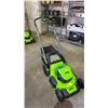 Image 2 : GREENWORKS PRO 80V CORDLESS GRASS TRIMMER W/GRASS CATCHER BAG - *NO BATTERY/NO CHARGER/WORKING