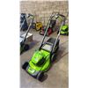 Image 3 : GREENWORKS PRO 80V CORDLESS GRASS TRIMMER W/GRASS CATCHER BAG - *NO BATTERY/NO CHARGER/WORKING