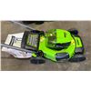 Image 3 : GREENWORKS PRO 80V CORDLESS GRASS TRIMMER W/GRASS CATCHER BAG - *NO BATTERY/NO CHARGER/WORKING
