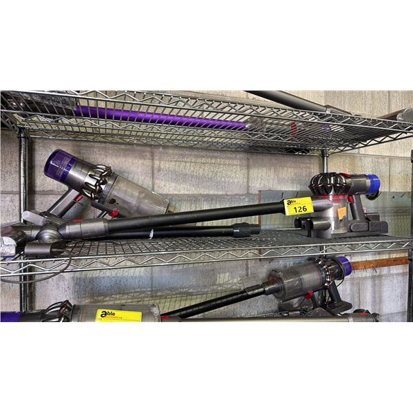 (2) DYSON CORDLESS VACUUMS *WORKING CONDITION UNKNOWN/MAY BE MISSING PARTS AND OR PIECES*