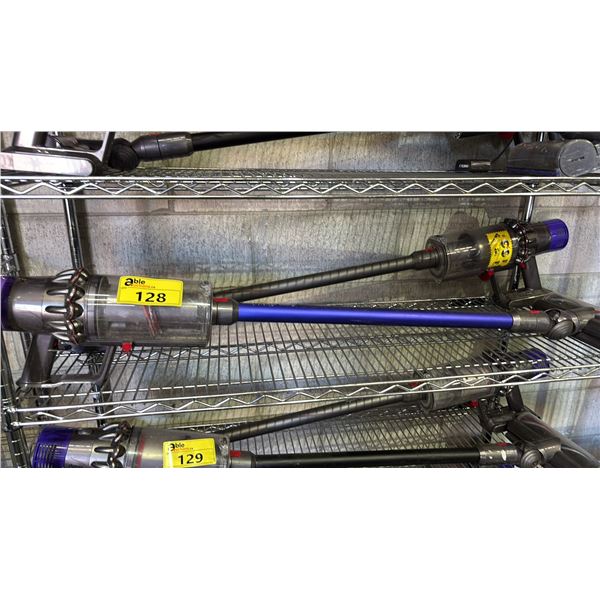 (2) DYSON CORDLESS VACUUMS *WORKING CONDITION UNKNOWN/MAY BE MISSING PARTS AND OR PIECES*