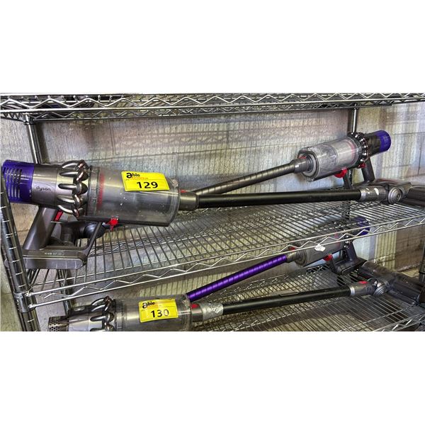 (2) DYSON CORDLESS VACUUMS *WORKING CONDITION UNKNOWN/MAY BE MISSING PARTS AND OR PIECES*
