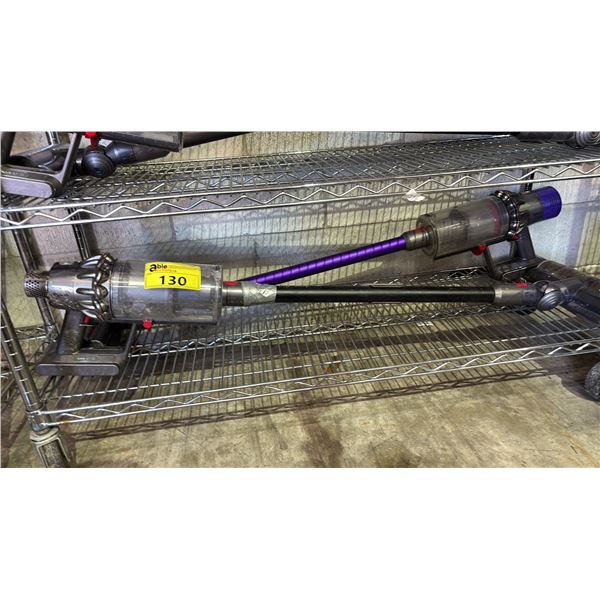 (2) DYSON CORDLESS VACUUMS *WORKING CONDITION UNKNOWN/MAY BE MISSING PARTS AND OR PIECES*