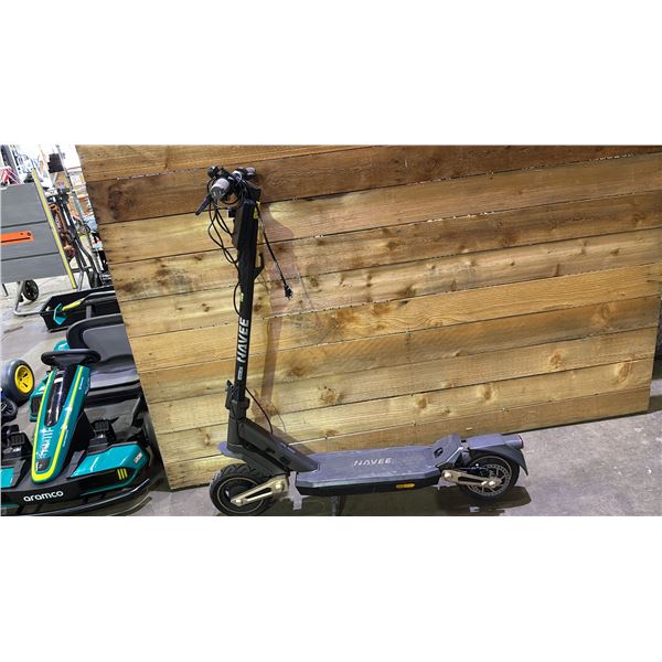 NAVEE ELECTRIC SCOOTER WITH CHARGER *WORKING CONDITION UNKNOWN/MAY BE MISSING PARTS AND OR PIECES*