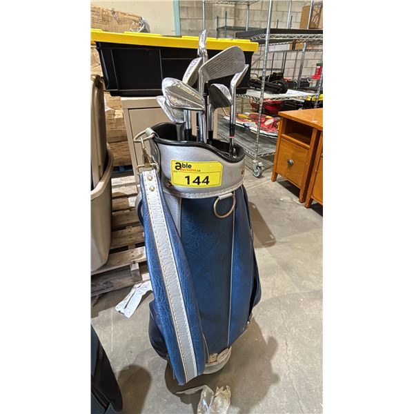 AUGUSTA GOLF BAG WITH ASSORTED CLUBS
