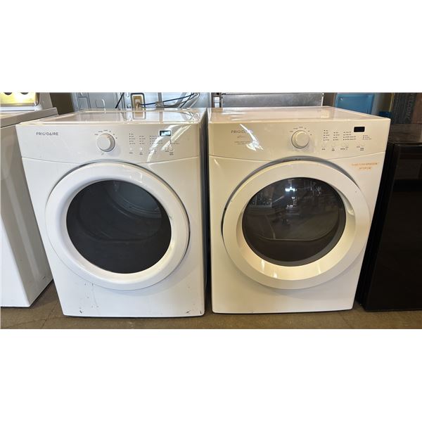 FRIGIDAIRE FRONT LOAD WASHER & DRYER SET