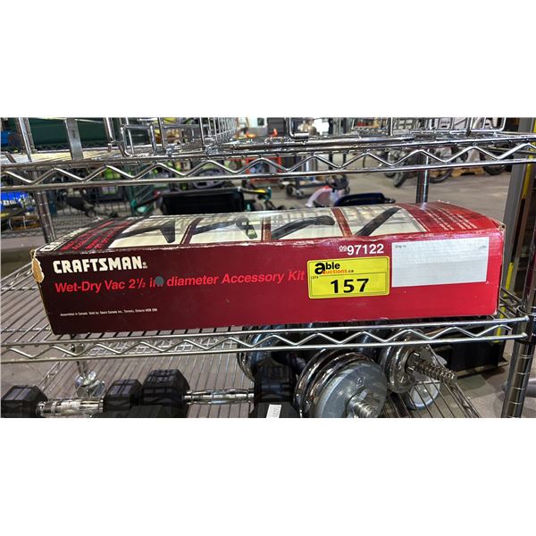CRAFTSMAN WITH-DRY VAC 2-1/2" DIAMETER ACCESSORY KIT