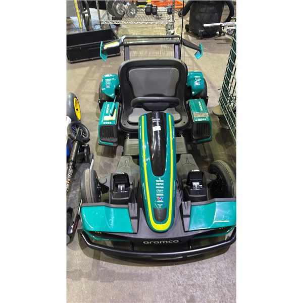 ASTON MARTIN FORMULA ONE GO KART *WORKING CONDITION UNKNOWN/MAY BE MISSING PARTS AND OR PIECES*