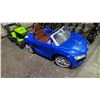 Image 1 : BLUE ROLLPLAY MINI AUDI SPYDER R8 CHILDREN'S RIDE-ON TOY *WORKING CONDITION UNKNOWN/MAY BE MISSING