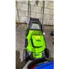 Image 1 : GREENWORKS PRO 80V CORDLESS GRASS TRIMMER W/GRASS CATCHER BAG - *NO BATTERY/NO CHARGER/WORKING
