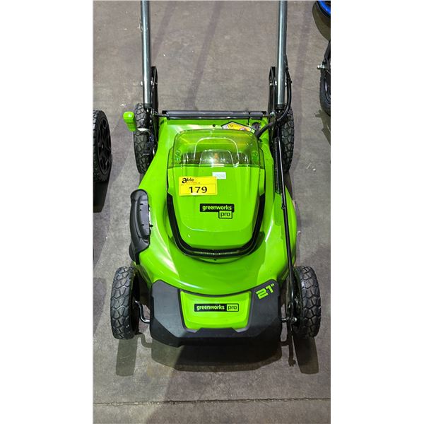 GREENWORKS PRO 80V CORDLESS GRASS TRIMMER - *NO CHARGER/WORKING CONDITION UNKNOWN/MAY BE MISSING