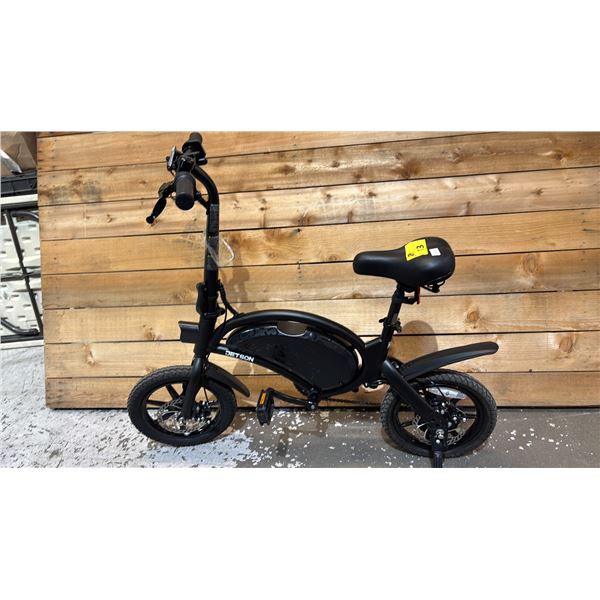 JETSON BLACK ELECTRIC BICYCLE *WORKING CONDITION UNKNOWN/MAY BE MISSING PARTS AND OR PIECES*