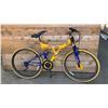 Image 1 : TECH TEAM SUPER26 YELLOW 21 SPEED FULL SUSPENSION MOUNTAIN BIKE