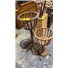 Image 1 : (2) VINTAGE WOOD FERN STANDS