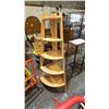 Image 1 : WOOD 5-TIER CORNER SHELF