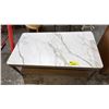 Image 1 : FAUX MARBLE COFFEE TABLE